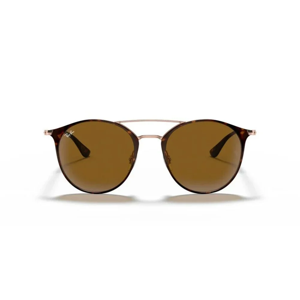 Ray-Ban Havana & Brown Aviator Unisex Uv Blocking Rb3546 9074 Sunglasses - Picture 2 of 6